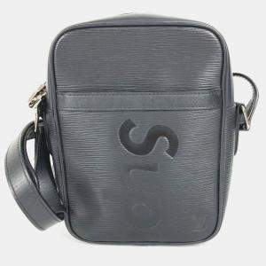 Pre Owned Louis Vuitton Danube Black Epi Leather Crossbody Bag