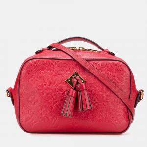 Louis Vuitton Red Monogram Empreinte Saintonge