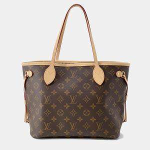 Louis Vuitton Neverfull Beige Monogram Canvas Size Pm