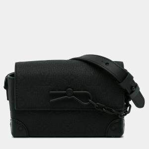 Louis Vuitton Black Monogram Taurillon Steamer Wearable Wallet