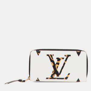 Louis Vuitton White Monogram Giant Jungle Zippy Wallet