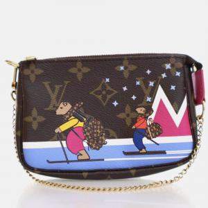 Louis Vuitton Monogram Christmas Animation Mini Pochette