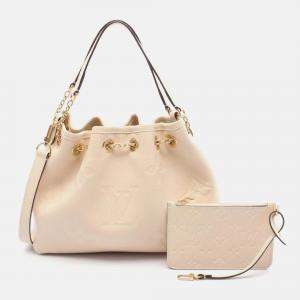Pre Owned Louis Vuitton Bundle Ivory Monogram Empreinte Leather Handbag