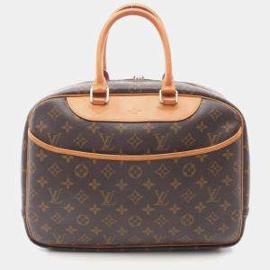 Pre Owned Louis Vuitton Deauville Monogram Canvas Vanity Bag