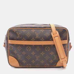 Pre Owned Louis Vuitton Trocadero 27 Brown Monogram Canvas Shoulder Bag