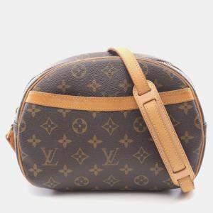Pre Owned Louis Vuitton Blois Brown Monogram Canvas Shoulder Bag
