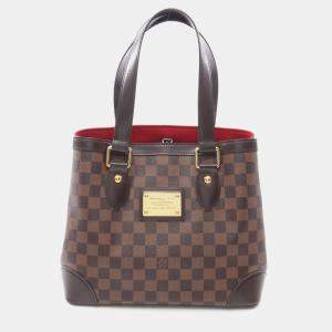 مملوكة مسبقًا Louis Vuitton Hampstead PM Brown Damier Ebene Canvas Tote Bag