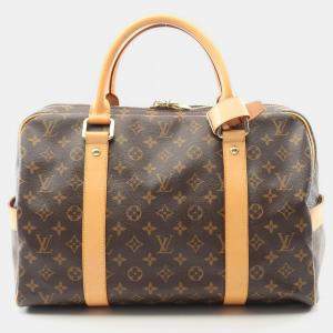 Pre Owned Louis Vuitton Carryall Brown Monogram Canvas Travel Bag