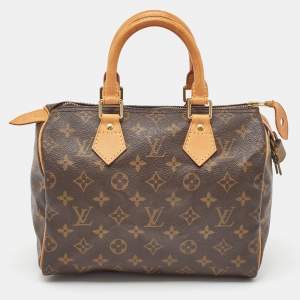 Pre Owned Louis Vuitton Monogram Canvas Speedy 25 Bag