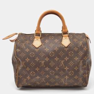 Pre Owned Louis Vuitton Monogram Canvas Speedy 30 Bag
