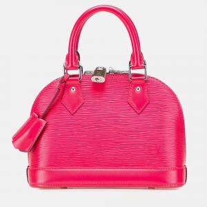 Pre Owned Louis Vuitton Pink Epi Alma BB