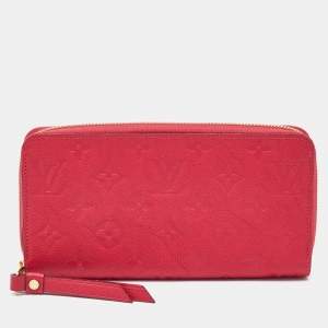 Louis Vuitton Cherry Monogram Empreinte Leather Zippy Wallet