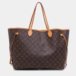Louis Vuitton Brown Monogram Neverfull GM