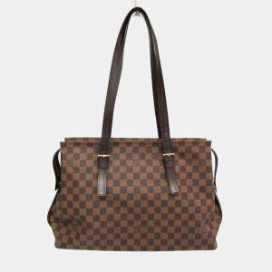 Louis Vuitton Damier Chelsea Shoulder Bag Ebene
