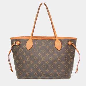 Pre Owned Louis Vuitton Neverfull PM Monogram Coated Canvas Tote Bag