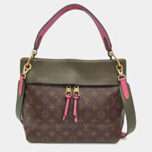 Louis Vuitton Monogram Tuileries Bezas Handbag Shoulder Bag Khaki Monogram Pink