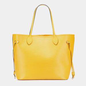 Louis Vuitton Yellow Epi Neverfull MM
