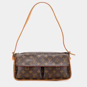 Pre Owned Louis Vuitton Brown Monogram Viva Cite MM