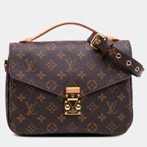 Louis Vuitton Brown Monogram Pochette Metis 