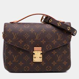 Louis Vuitton Brown Monogram Pochette Metis 