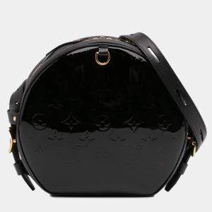 Louis Vuitton Black Monogram Vernis Boite Chapeau Souple MM Bag