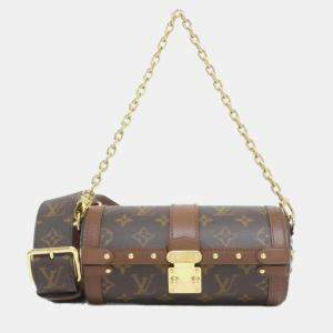 Louis Vuitton Brown Monogram Canvas Papillon Trunk Shoulder Bag