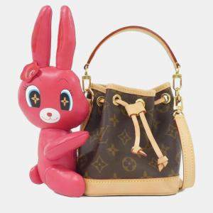 Louis Vuitton Brown Monogram (Animogram) Nano Noe Handbag