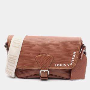 Louis Vuitton Montsouris XL Brown Epi Leather Shoulder Bag