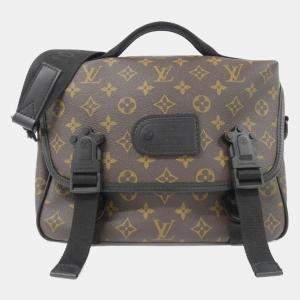 Pre Owned Louis Vuitton LV Trail Messenger Monogram Macassar Shoulder Bag