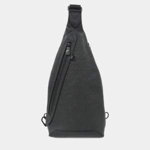 Pre Owned Louis Vuitton Duo Sling Monogram Shadow Leather Shoulder Bag