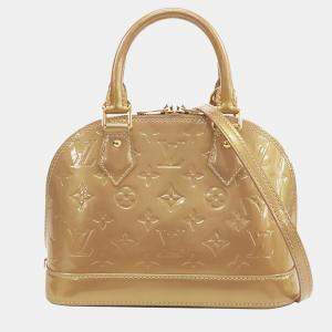 Louis Vuitton Gold Monogram Vernis Alma BB