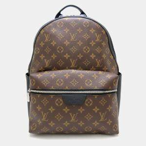 Louis Vuitton Monogram Macassar Discovery Backpack Pm Brown Black