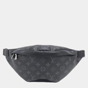 Pre Owned Louis Vuitton Discovery Bumbag PM Monogram Eclipse Coated Canvas Shoulder Bag