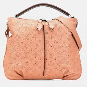 Pre Owned Louis Vuitton Pink Monogram Mahina Selene PM