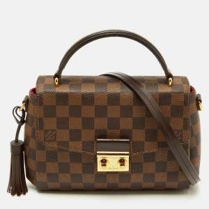 Louis Vuitton Damier Ebene Canvas Croisette Bag