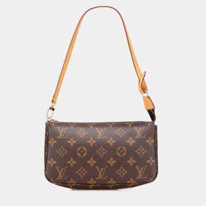Louis Vuitton Brown Monogram Pochette Accessoires
