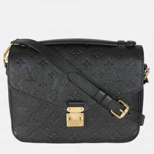 Louis Vuitton Black Monogram Empreinte Pochette Metis