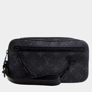 Louis Vuitton Black Monogram Eclipse Pochette Volga