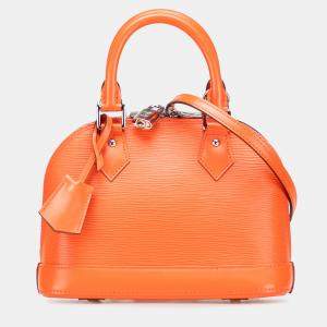 Louis Vuitton Orange Epi Alma BB Bag
