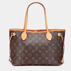 Louis Vuitton Brown Monogram Neverfull PM Bag
