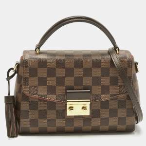 Pre Owned Louis Vuitton Damier Ebene Canvas Croisette Bag