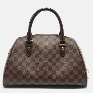 Pre Owned Louis Vuitton Damier Ebene Canvas Duomo Bag