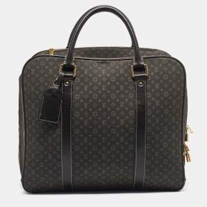 Pre Owned Louis Vuitton Fusain Monogram Idylle Fabric Epopee Rolling Luggage