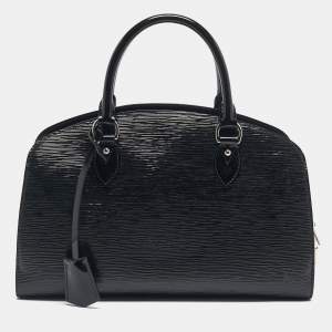Pre Owned Louis Vuitton Black Electric Epi Leather Pont Neuf PM Bag