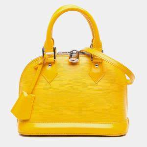 Louis Vuitton Yellow Epi Alma BB Bag