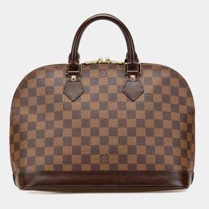 Louis Vuitton Brown Damier Ebene Alma PM Bag
