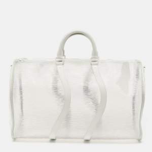 Louis Vuitton Transparent Epi PVC Wavy Keepall Bandouliere 50 Bag