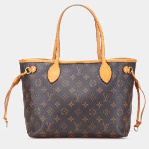 Louis Vuitton Brown Monogram Neverfull PM