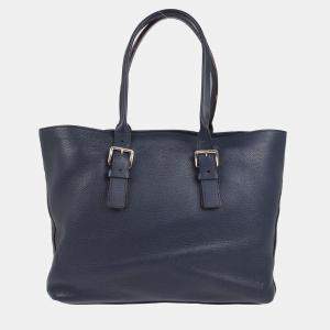 Louis Vuitton Navy Taurillon Cabas Voyage Tote Bag