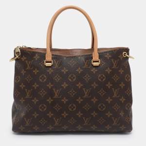 Pre Owned Louis Vuitton Monogram Canvas Pallas MM Bag